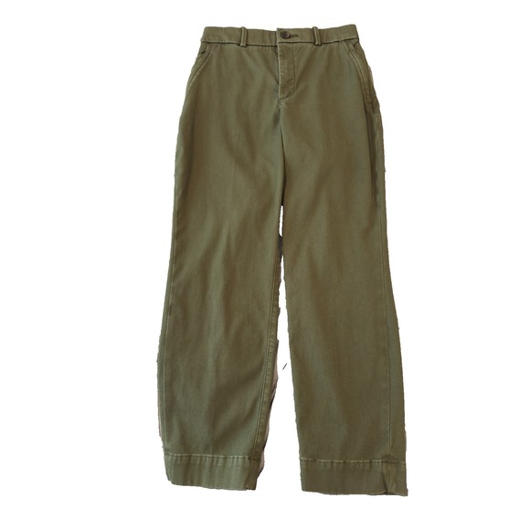 SPANX Pants - SPANX Straight Leg Twill Pant Women's Small Petite Green